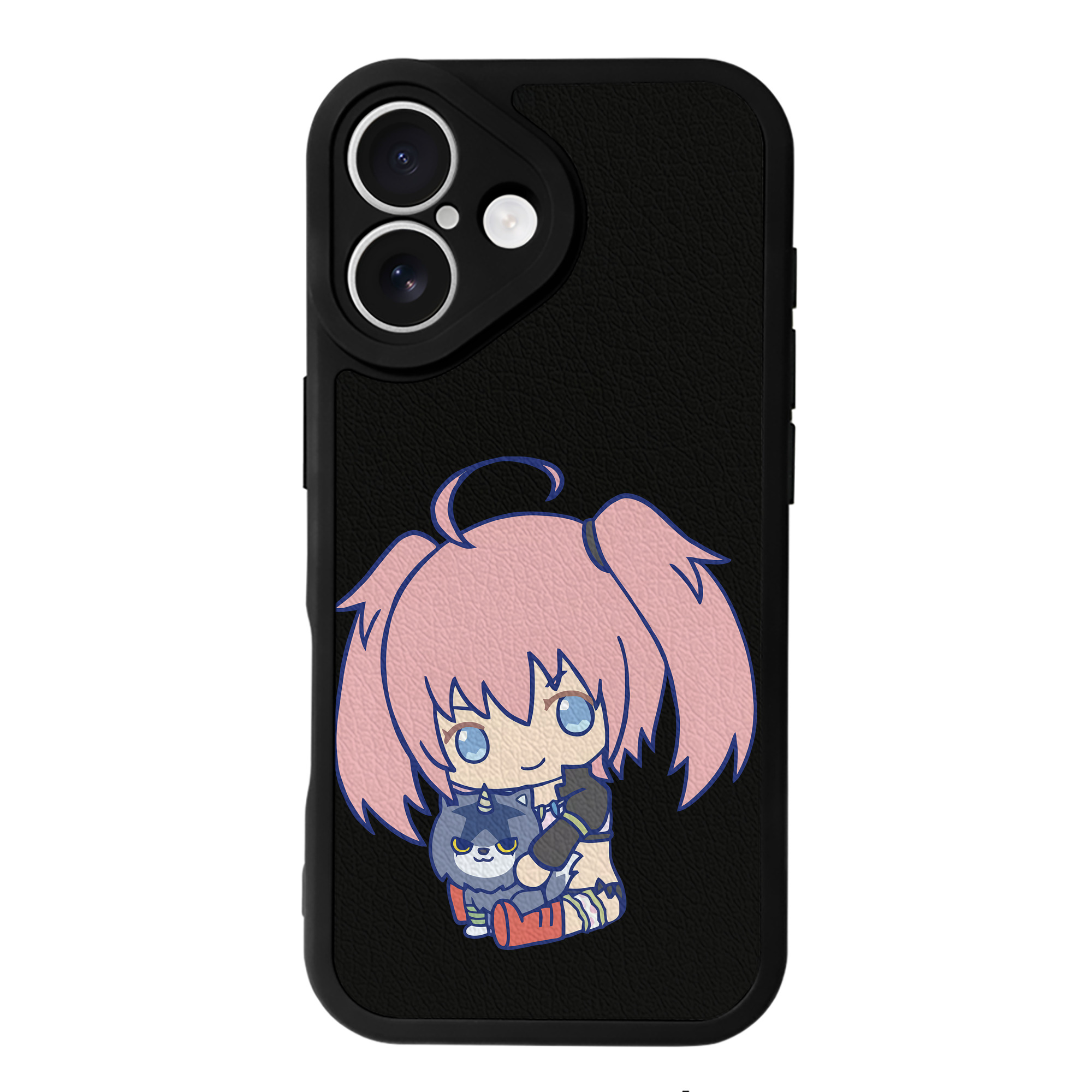 （画像用） 転スラ Regarding Reincarnated to Slime 【iPhone 16シリーズ対応】シリコンスマホケース（レザー調） 材質：シリコン